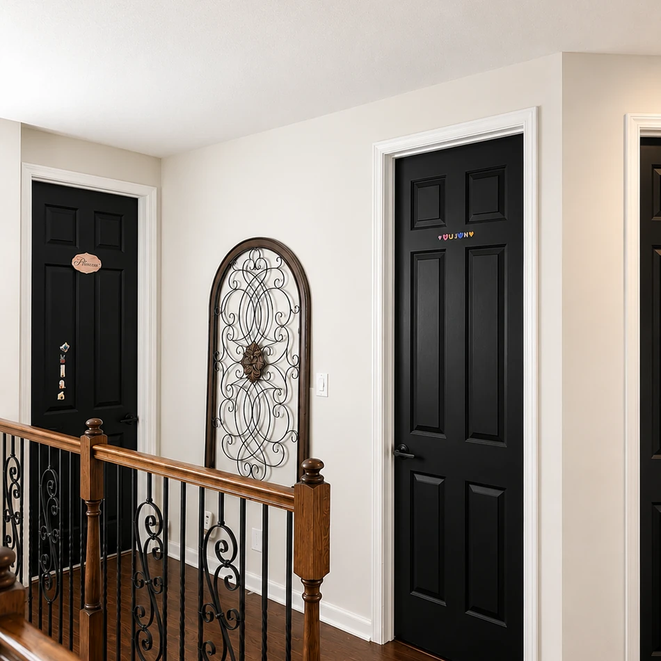 Finished hallway repaint